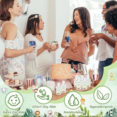 50 قطعة من مطهر اليد الصغير للاستحمام للأطفال، جل مطهر لليدين بحجم 1 أونصة، مطهر لليدين للأطفال، هدية للضيوف، هدية للفتيات والأولاد والأطفال الصغار، كشف الجنس (الغابات) in Kuwait