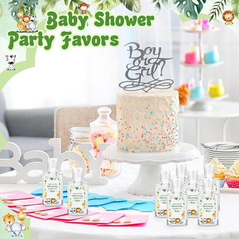 50 قطعة من مطهر اليد الصغير للاستحمام للأطفال، جل مطهر لليدين بحجم 1 أونصة، مطهر لليدين للأطفال، هدية للضيوف، هدية للفتيات والأولاد والأطفال الصغار، كشف الجنس (الغابات) in Kuwait