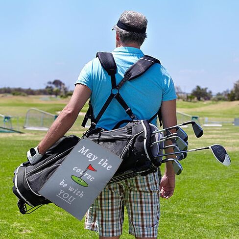 Golf Towel,Funny Golf Towel for Men Clean Golf Balls,Golf Towels for Golf Bags with Clip,Golf Gifts for Men Husband Boyfriend Dad,Fun Golf Accessories,Golf Cleaning Towel,Birthday Gifts for Golfers in Saudi Arabia