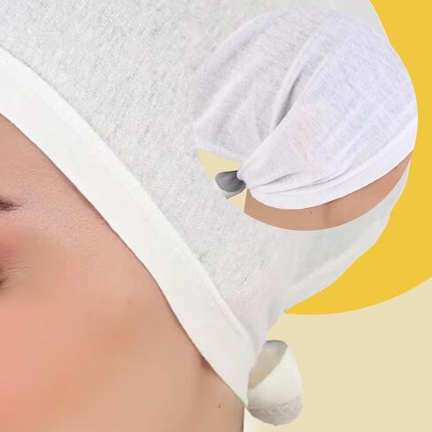 Women Under Scarf Hat Islamic Hijab Head Cap Pull on Closure Hair Bonnet Muslim Womens Turban Beanie Chemo Cab in Saudi Arabia