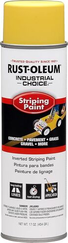 طلاء رش مخطط مقلوب من شركة Rust-Oleum 263446 Industrial Choice، 18 أونصة، 17 أونصة سائلة (عبوة من قطعة واحدة)، أزرق داكن/أزرق in Kuwait