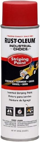 طلاء رش مخطط مقلوب من شركة Rust-Oleum 263446 Industrial Choice، 18 أونصة، 17 أونصة سائلة (عبوة من قطعة واحدة)، أزرق داكن/أزرق in Kuwait