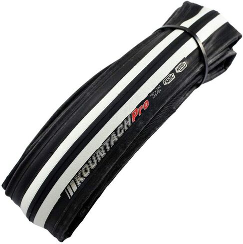 إطار دراجة هوائية من Kenda Kountach K1092 700 x 23C قابل للطي، أسود/أبيض، إطاران، KD1999 in Saudi Arabia