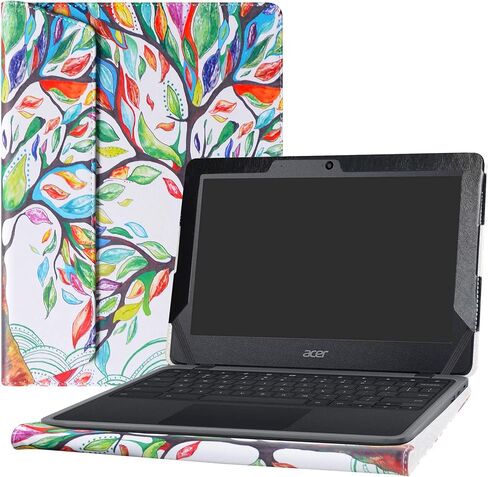 Alapmk Protective Case Cover for 11.6" Acer Chromebook 11 C732 C732T C730E C733 Series Laptop [Warning:Not fit Acer Chromebook 11 CB3-111 C771T C771 CB311-8H CB3-131 CB3-132 C740 C720],Black in Saudi Arabia