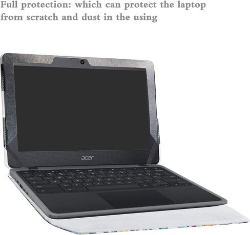 Alapmk Protective Case Cover for 11.6" Acer Chromebook 11 C732 C732T C730E C733 Series Laptop [Warning:Not fit Acer Chromebook 11 CB3-111 C771T C771 CB311-8H CB3-131 CB3-132 C740 C720],Black in Saudi Arabia