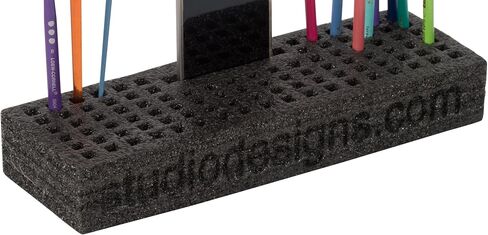 SD Studio Designs Modern Flexible Foam Table Top Organizer for Pencils 2 Pk, 10 mm Slots in Saudi Arabia