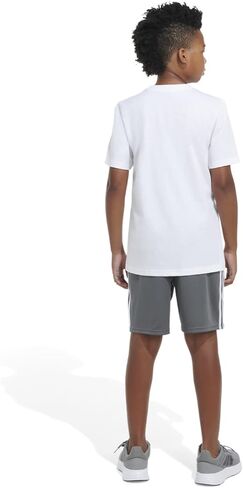 adidas Boy's Short Sleeve Digital Landscape Tee (Big Kids) in Saudi Arabia