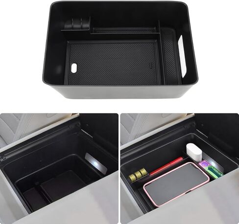 صينية تنظيم وحدة التحكم المركزية من MARCHFA متوافقة مع ملحقات Hyundai Santa Fe لعام 2024، منظم إدراج صندوق تخزين مسند الذراع in Kuwait