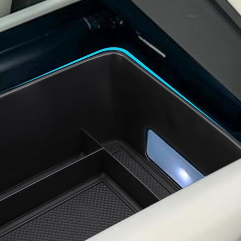 صينية تنظيم وحدة التحكم المركزية من MARCHFA متوافقة مع ملحقات Hyundai Santa Fe لعام 2024، منظم إدراج صندوق تخزين مسند الذراع in Kuwait