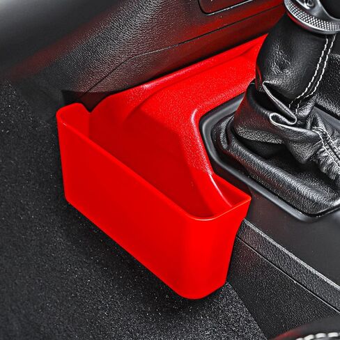 JWWY Update Gear Tray for 2018-2024+ Jeep Wrangler JL JLU & Gladiator JT Gear Shift Shifter Storage Box Center Console Compartment Organizer Bin, Interior Accessories Fluff Fiber in Saudi Arabia