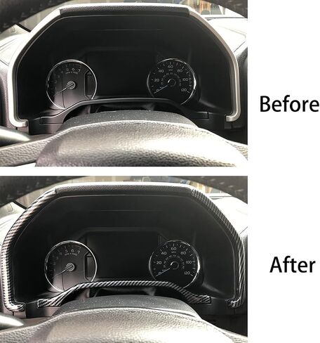 Keptrim for F150 Blue Dashboard Center Console Dash Board Trim for 2015-2020 Ford F150, 2017-2020 F250 F350, 3pcs in Saudi Arabia