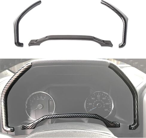 Keptrim for F150 Blue Dashboard Center Console Dash Board Trim for 2015-2020 Ford F150, 2017-2020 F250 F350, 3pcs in Saudi Arabia