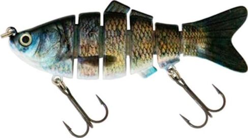 4" Spring Shad Multi Jointed Swimbait Bass Fishing Lure Bait Hard Slow Fast Sinking Life Like Big Gizzard Shad Minnow Bluegill in Saudi Arabia