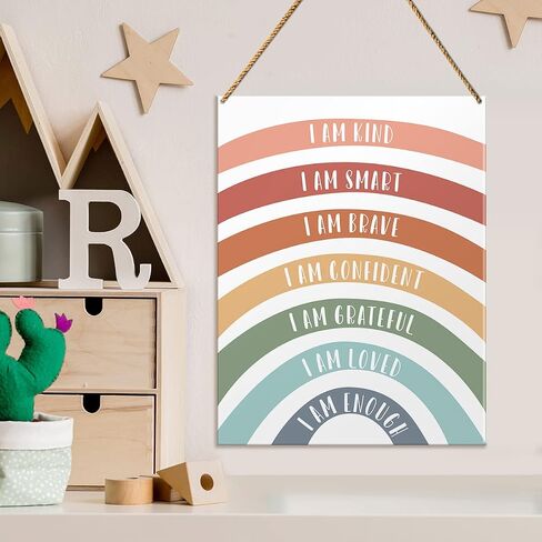 Nursery Wood Sign Decor, on The Night You Were Born, Safari Boho Nursery Kids Daughter Son Room Playroom Decor Inspirational Wall Art Decoration, Newborn Baby Boy Girl in Saudi Arabia