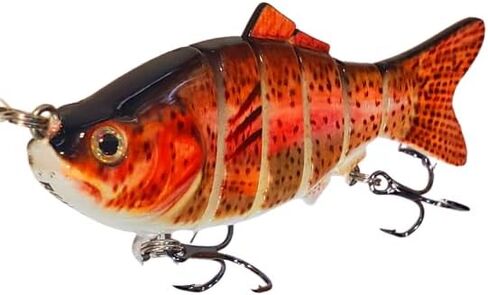 4" Spring Shad Multi Jointed Swimbait Bass Fishing Lure Bait Hard Slow Fast Sinking Life Like Big Gizzard Shad Minnow Bluegill in Saudi Arabia