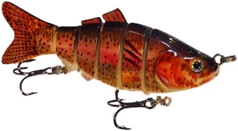 4" Spring Shad Multi Jointed Swimbait Bass Fishing Lure Bait Hard Slow Fast Sinking Life Like Big Gizzard Shad Minnow Bluegill in Saudi Arabia