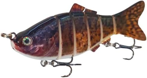 طعم صيد سمك زنبركي متعدد الوصلات مقاس 4 بوصات طُعم صيد سمك البيس طعم صلب وبطيء وسريع الغرق مثل الحياة الكبيرة مثل الحوصلة الكبيرة شاد أسماك البلوجيل in Kuwait