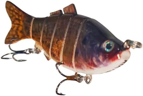 طعم صيد سمك زنبركي متعدد الوصلات مقاس 4 بوصات طُعم صيد سمك البيس طعم صلب وبطيء وسريع الغرق مثل الحياة الكبيرة مثل الحوصلة الكبيرة شاد أسماك البلوجيل in Kuwait