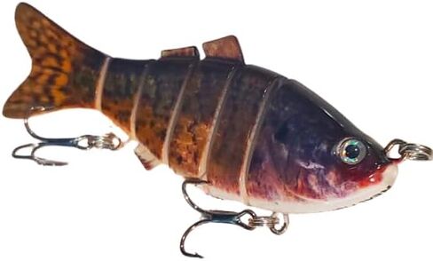 طعم صيد سمك زنبركي متعدد الوصلات مقاس 4 بوصات طُعم صيد سمك البيس طعم صلب وبطيء وسريع الغرق مثل الحياة الكبيرة مثل الحوصلة الكبيرة شاد أسماك البلوجيل in Kuwait