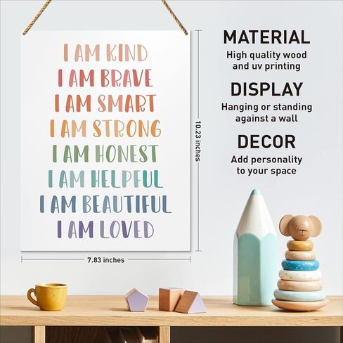 Nursery Wood Sign Decor, on The Night You Were Born, Safari Boho Nursery Kids Daughter Son Room Playroom Decor Inspirational Wall Art Decoration, Newborn Baby Boy Girl in Saudi Arabia