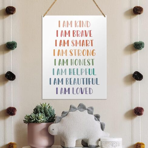 Nursery Wood Sign Decor, on The Night You Were Born, Safari Boho Nursery Kids Daughter Son Room Playroom Decor Inspirational Wall Art Decoration, Newborn Baby Boy Girl in Saudi Arabia
