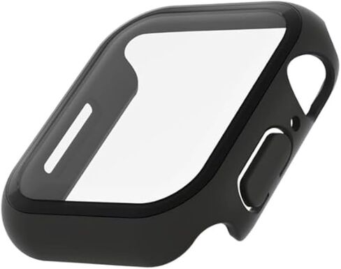 حافظة Belkin ScreenForce Apple Watch - حافظة ممتصة للصدمات وواقي شاشة من الزجاج المقوى لساعة Apple Watch Series 8 و7 و6 و5 و4 وApple Watch SE - ملحقات ساعة Apple - حافظة Apple - أسود in Saudi Arabia