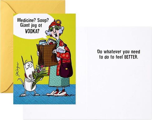 تشكيلة بطاقات عيد ميلاد مضحكة من هولمارك ماكسين (5 بطاقات مع مظاريف) in Kuwait