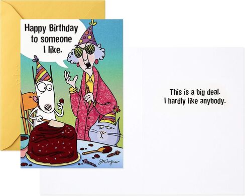 تشكيلة بطاقات عيد ميلاد مضحكة من هولمارك ماكسين (5 بطاقات مع مظاريف) in Kuwait