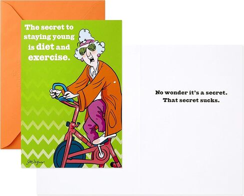 تشكيلة بطاقات عيد ميلاد مضحكة من هولمارك ماكسين (5 بطاقات مع مظاريف) in Kuwait