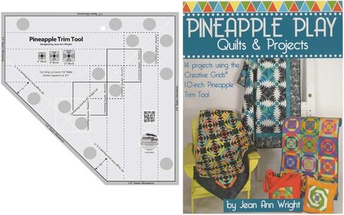 حزمة الشبكات الإبداعية - أداة تقليم الأناناس (CGRJAW3) مع كتاب مكون من 64 صفحة "Pineapple Play" بقلم جان آن رايت in Kuwait