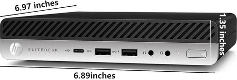 مجموعة كمبيوتر مكتبي صغير HP EliteDesk 705 G4، شاشة FHD مقاس 24 بوصة، AMD Ryzen5 2400G حتى 3.90 جيجاهرتز، ذاكرة الوصول العشوائي 8 جيجابايت، 256 جيجابايت SSD، مكبرات صوت RGB، لوحة مفاتيح RGB، ماوس، واي فاي، BT، Windows 10 Pro (متجدد) in Saudi Arabia