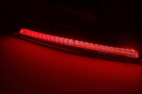iJDMTOY OEM-Spec Red Lens Rear Roof Top Full LED High Mount Third Brake Light Bar Assembly Compatible With 2002-2012 Land Rover Range Rover L322 in Saudi Arabia