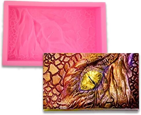 Playing Mold Dragon's Eye Soap Silicone Mold for DIY Soap Pastry Cake Plaster Clay Chocolate Decoration(b) in Kuwait