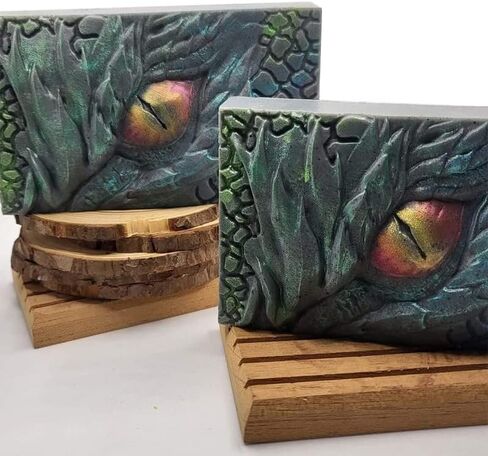 Playing Mold Dragon's Eye Soap Silicone Mold for DIY Soap Pastry Cake Plaster Clay Chocolate Decoration(b) in Kuwait