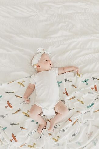Copper Pearl Large Premium Knit Baby Swaddle Receiving Blanket Ace in Saudi Arabia