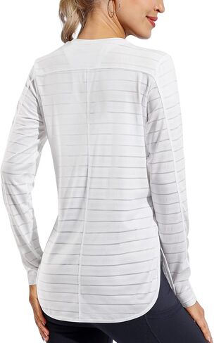 G4Free Women's Long Sleeve UV Shirts Hiking Running Lightweight Quick Dry Workout Shirts in Saudi Arabia