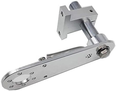 Length 140mm T-Shaped Base Aperture Aluminum Alloy Bracket Spring Holder for Encoder (Encoder not Included) (30mm Hole, Circular Rod Length 80mm) in Saudi Arabia