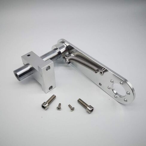 Length 140mm T-Shaped Base Aperture Aluminum Alloy Bracket Spring Holder for Encoder (Encoder not Included) (30mm Hole, Circular Rod Length 80mm) in Saudi Arabia