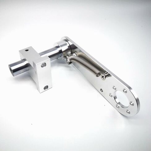 Length 140mm T-Shaped Base Aperture Aluminum Alloy Bracket Spring Holder for Encoder (Encoder not Included) (30mm Hole, Circular Rod Length 80mm) in Saudi Arabia