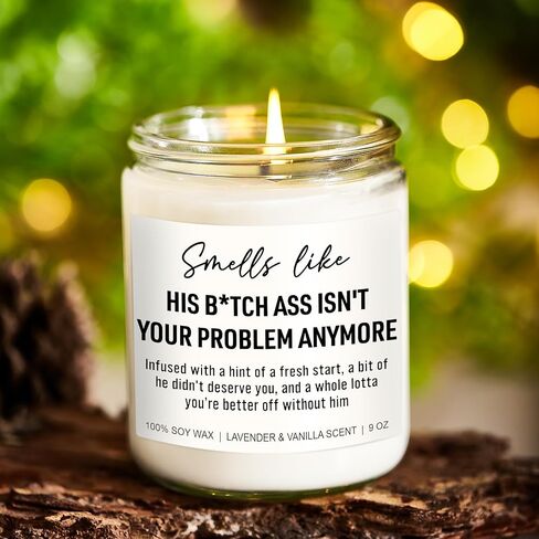 Funny Divorce Candles, Divorce Gifts for Women, Divorce Party Decorations, Breakup Gifts for Women, Cheer up, Break up Gifts for Her, Gifts for Newly Divorced Woman, Ex Boyfriend Gifts in Saudi Arabia