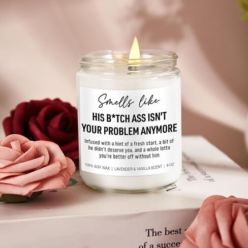 Funny Divorce Candles, Divorce Gifts for Women, Divorce Party Decorations, Breakup Gifts for Women, Cheer up, Break up Gifts for Her, Gifts for Newly Divorced Woman, Ex Boyfriend Gifts in Saudi Arabia