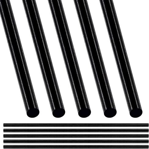 Tanstic 2Pcs 6mm x 356mm 304 Stainless Steel Rods Black Round Metal Rods for Gear Shaft DIY Craft Making in Kuwait