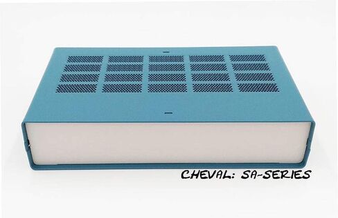 علبة صندوق الضميمة الإلكترونية DIY 1.5U 65 × 178 × 305 ملم. الألومنيوم الأزرق الكامل in Kuwait