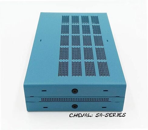 علبة صندوق الضميمة الإلكترونية DIY 1.5U 65 × 178 × 305 ملم. الألومنيوم الأزرق الكامل in Kuwait