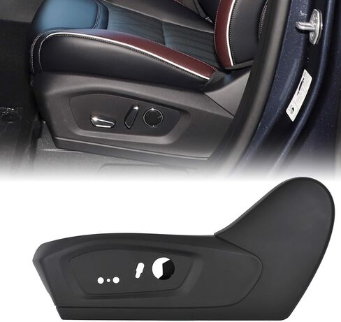 لوحة مقعد السائق، غطاء مقعد السائق الأمامي مناسب لـ 2020 2021 2022 2023 غطاء مسار لوحة تقليم مقعد Ford Explorer، لوحة تحكم في مقعد السائق # MB5Z7862187EC in Kuwait