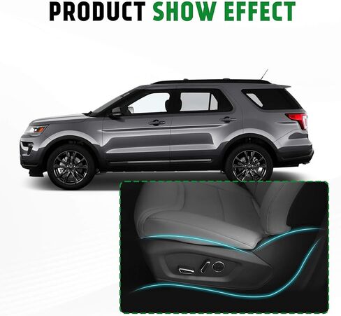 لوحة مقعد السائق، غطاء مقعد السائق الأمامي مناسب لـ 2020 2021 2022 2023 غطاء مسار لوحة تقليم مقعد Ford Explorer، لوحة تحكم في مقعد السائق # MB5Z7862187EC in Kuwait