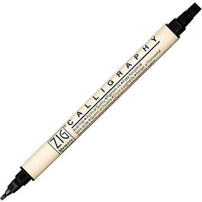 Zig Memory System Calligraphy Marker Pure Black 3 Set