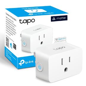 TP-Link Tapo Matter متوافق مع المكونات الذكية الصغيرة، تصميم مضغوط، 15A/1800W كحد أقصى، إعداد سهل للغاية، يعمل مع Apple Home، Alexa وGoogle Home، معتمد من UL، 2.4G Wi-Fi فقط، أبيض، Tapo P125M in Kuwait