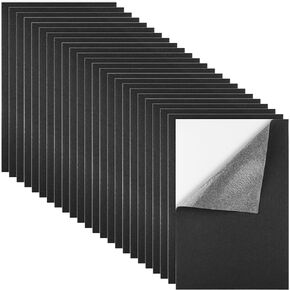 Morcheiong 36 Pcs Self Adhesive Felt Sheet Soft Felt Sheets with Adhesive Backing for Art Project and Sewing DIY Craft(11.8"x7.9"/30x20cm)- 36 Colors