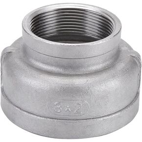 Avanty Stainless Steel 304 Cast Pipe Fitting Reducing Coupling 3/4" NPT Female x 3/8" NPT Female